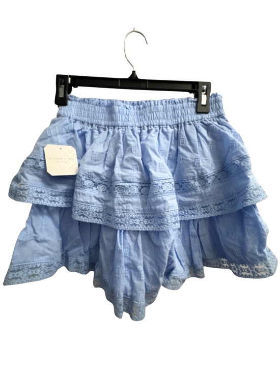 Altar'd State Dresses & Skirts - Altar'd State Sky Blue Tiered Lace Mini Skirt